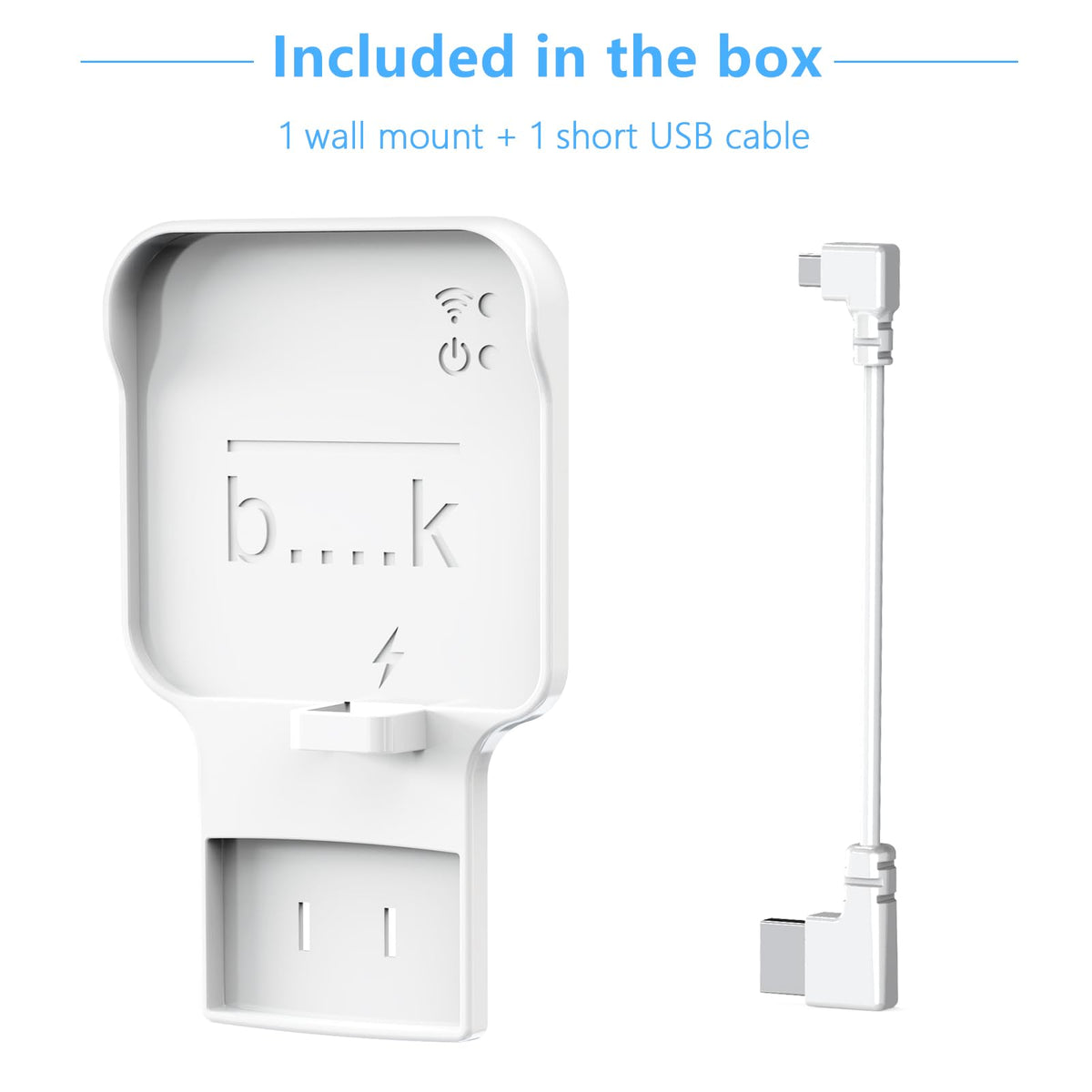 Wall Mount for Blink Sync Module 2 with Short Cable, 1 Pack N7578