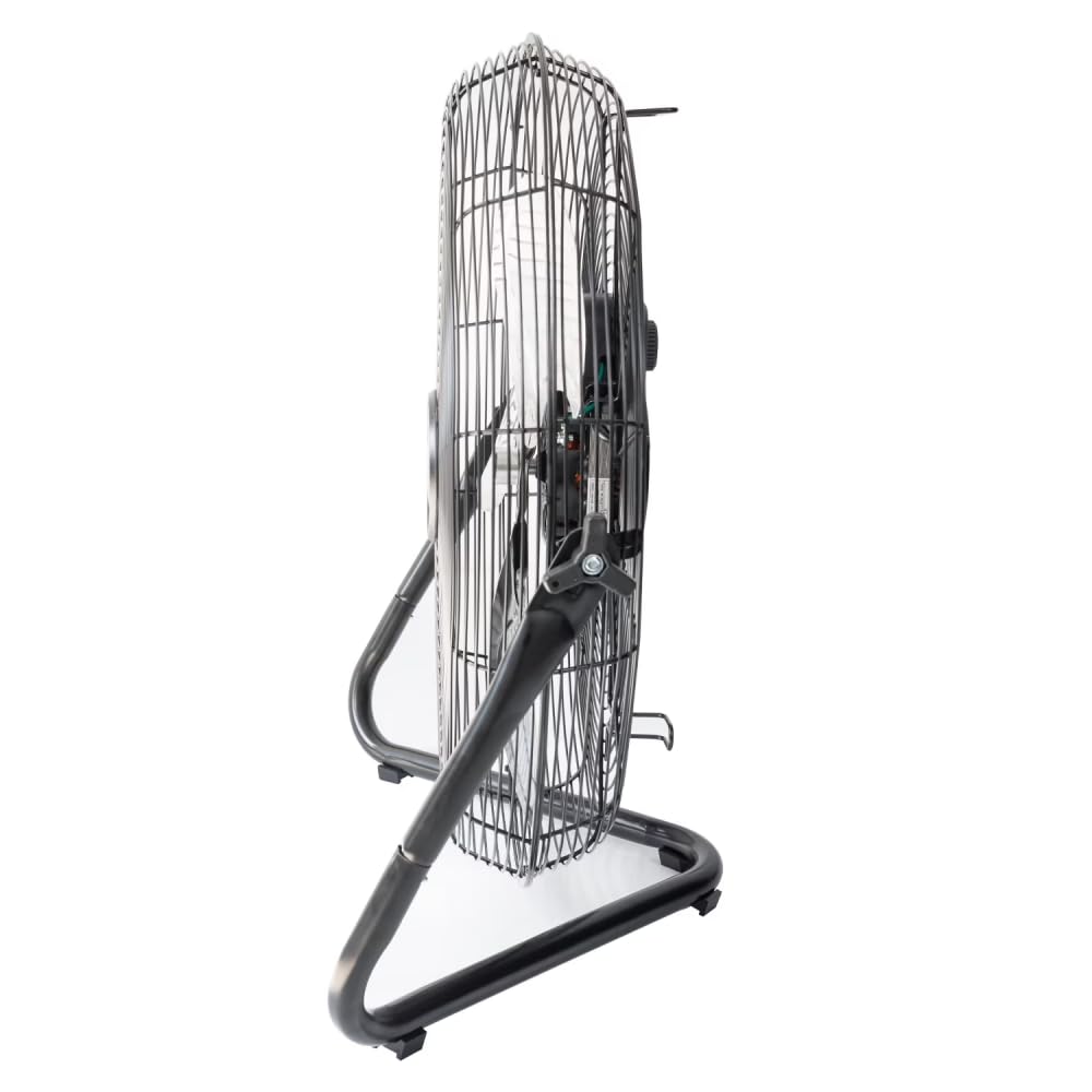 20 Inch 3-Speed Black Metal Floor Fan I52008