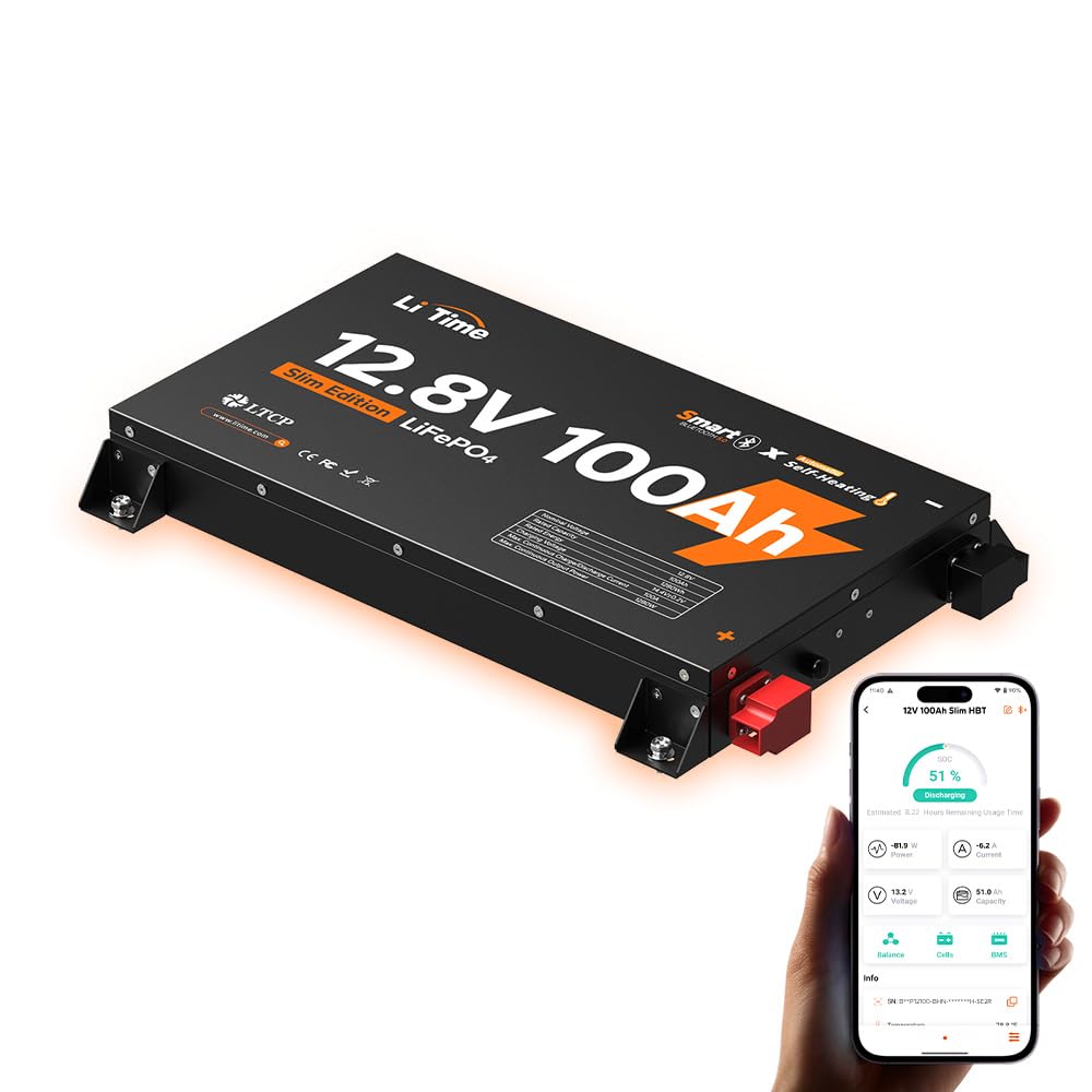 12V 100Ah Self-Heating LiFePO4 Battery Z31935