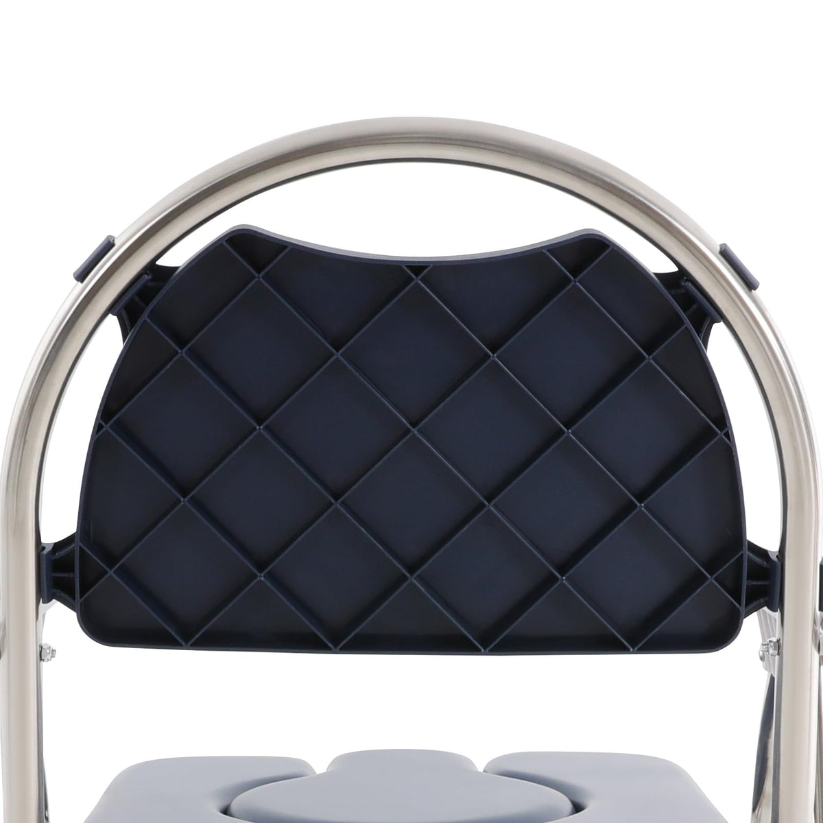 3 in 1 Commode Chair with Arms, Adjustable Height, Padded Seat, Toilet Bucket V5239