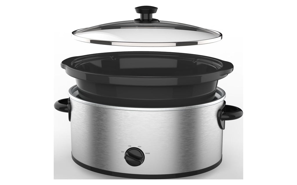 6 Quart Stainless Steel Slow Cooker M80457