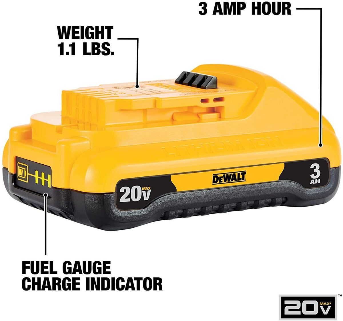 20V MAX 3.0-Ah Battery Pack 2-Pack G628