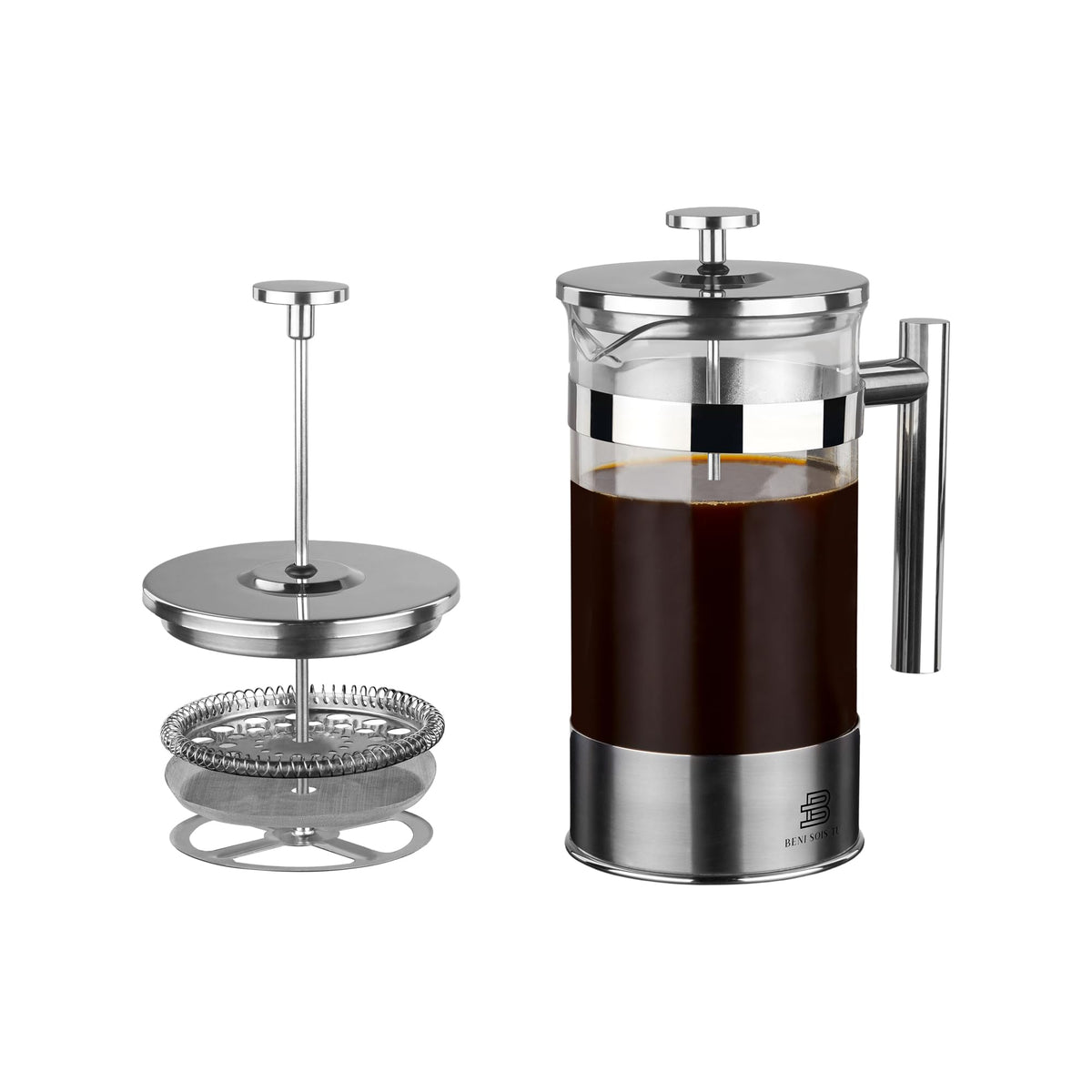 34 oz Borosilicate Glass French Press Coffee Maker O375