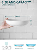White Pasta Bowls Set of 4 and Jumbo Mugs Set of 4 U644