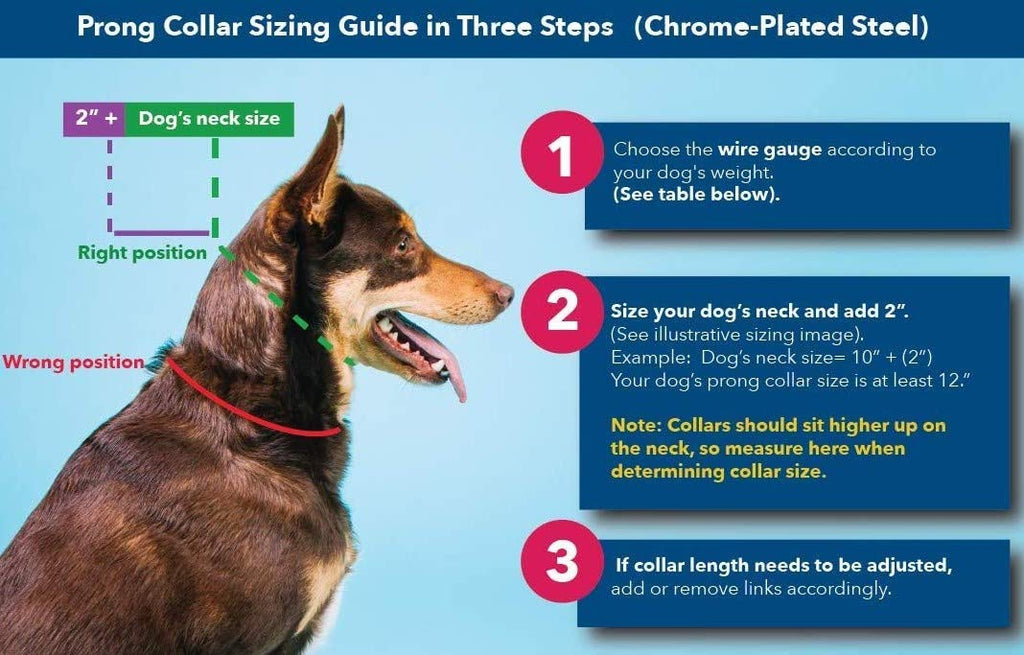 2.25mm Adjustable Prong Dog Collar O8374