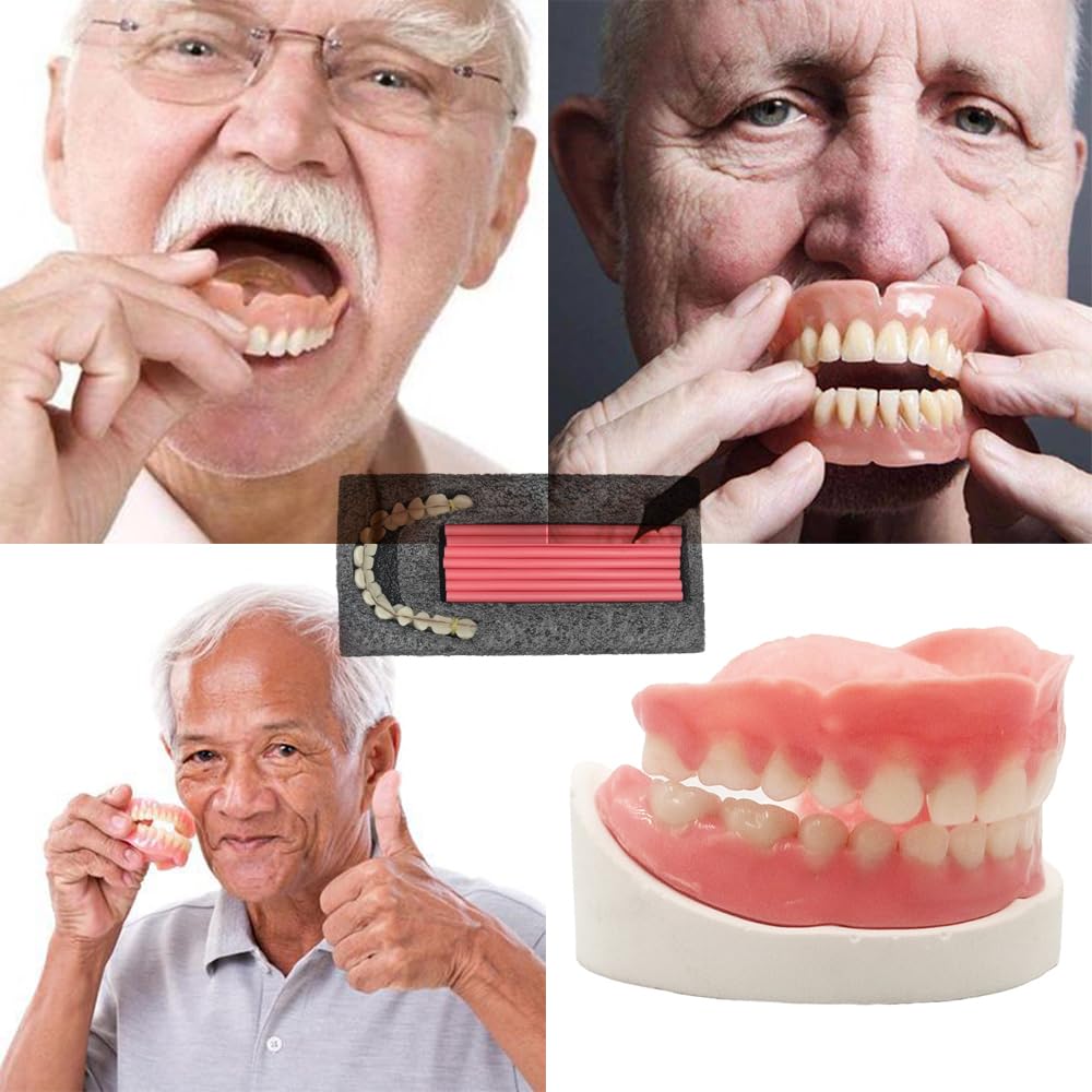 DIY Denture Making Kit with Tool Kit and Temporary Teeth Q6961
