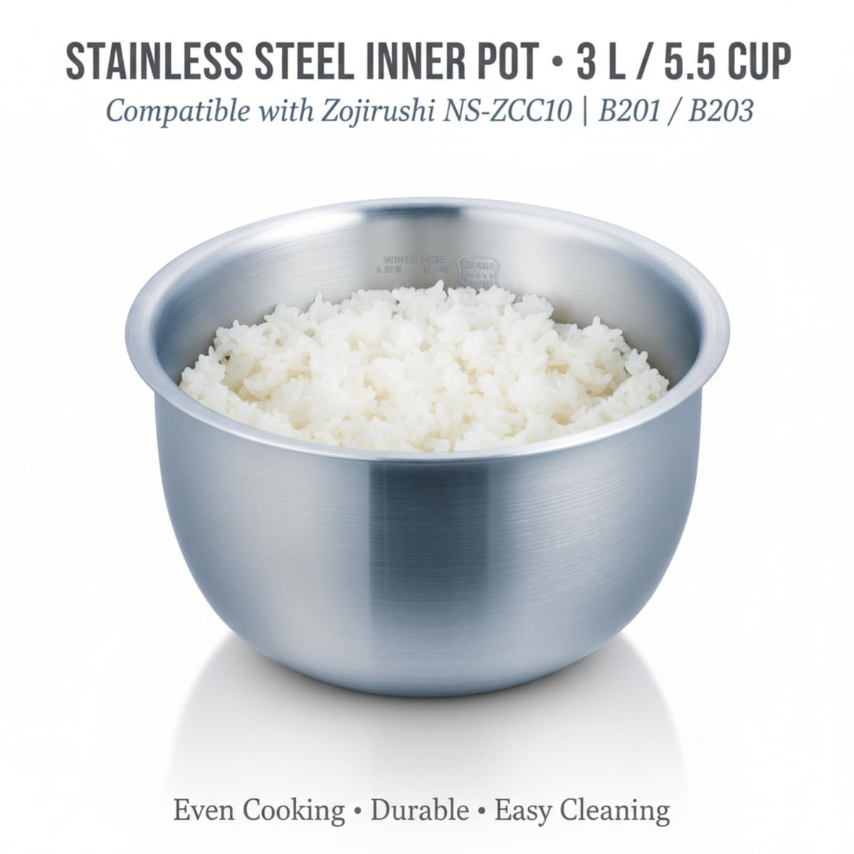 316 Stainless Steel Rice Cooker Pot M747310
