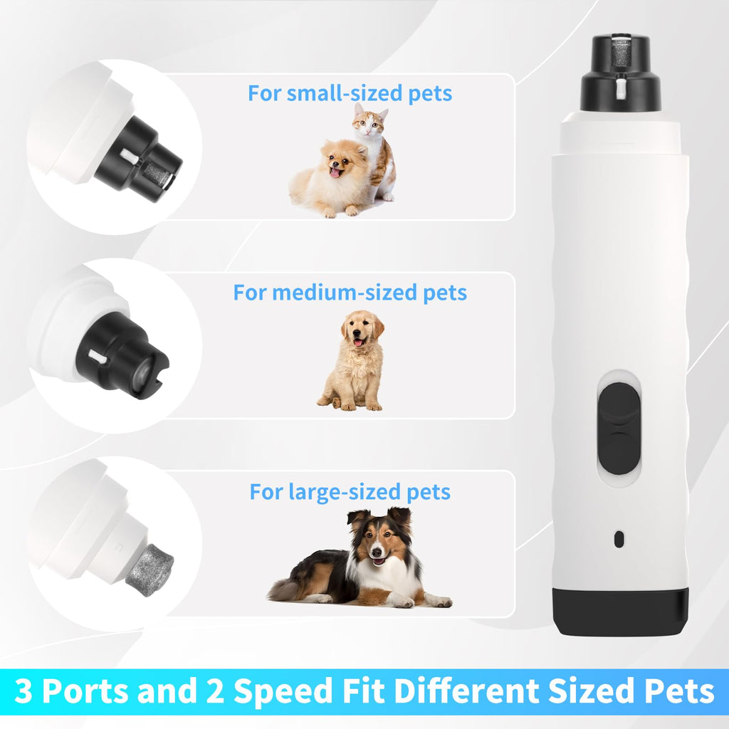 2-Speed Electric Rechargeable Pet Nail Grinder K37244