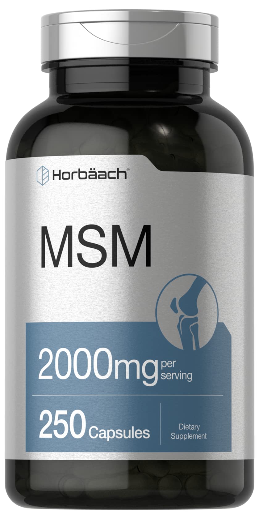 MSM Methylsulfonylmethane 2000mg 250 Capsules T1779