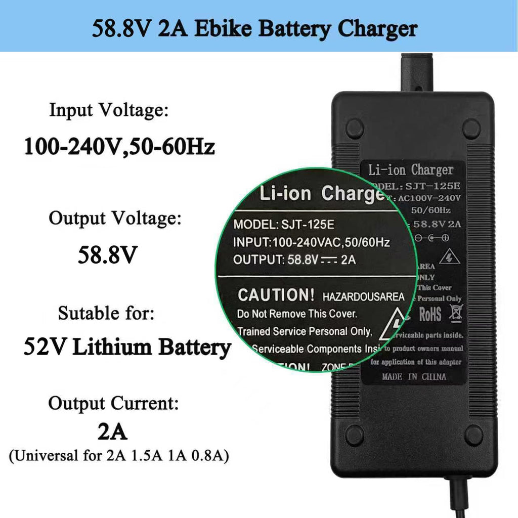 52V 58.8V Lithium Battery Charger K649