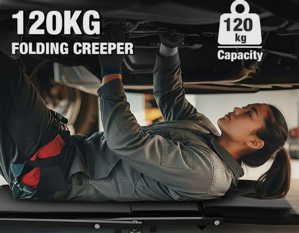 2-in-1 Folding Creeper Seat, 36-Inch, 300LBS Capacity G13635