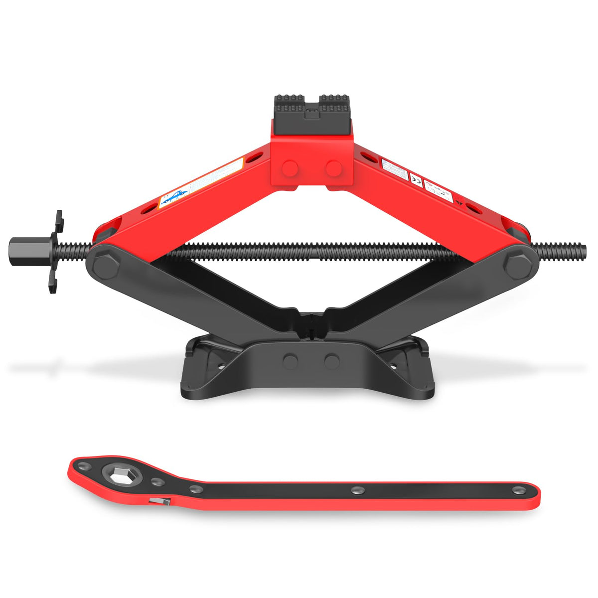 3 Ton Heavy Duty Scissor Jack with Ratchet Wrench J539852
