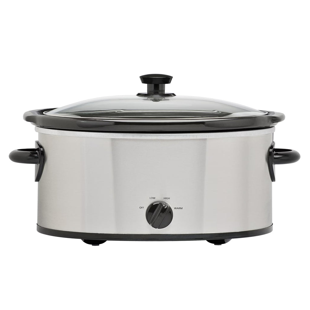 6 Quart Stainless Steel Slow Cooker M80457