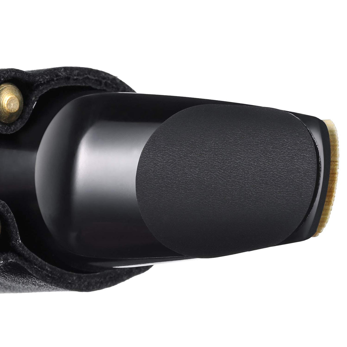 32 Pieces 0.8 mm Saxophone and Clarinet Mouthpiece Cushion Black L66472