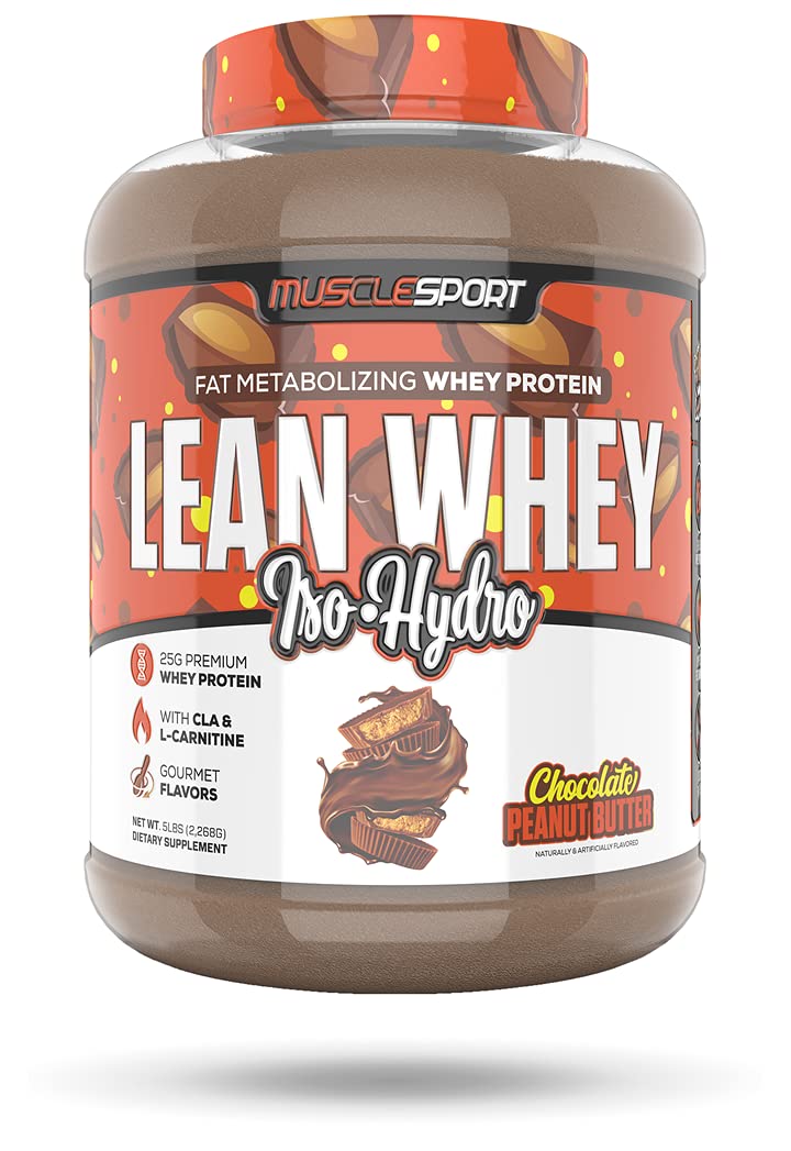 Whey Protein Isolate Powder 5lb Chocolate Peanut Butter V863