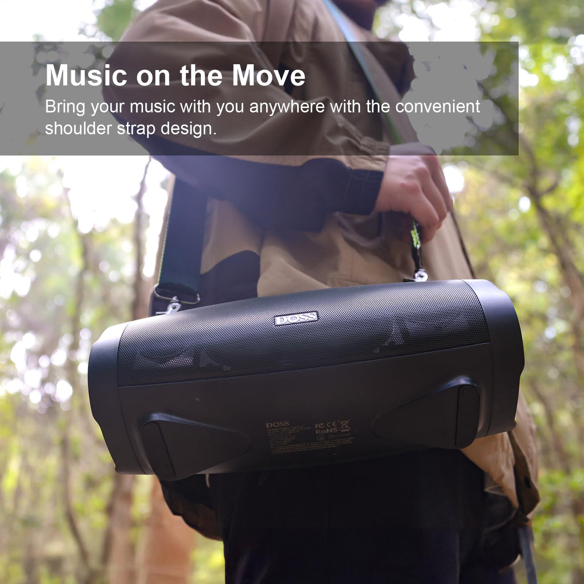 Wireless Bluetooth Speaker, IPX6 Waterproof Y9709