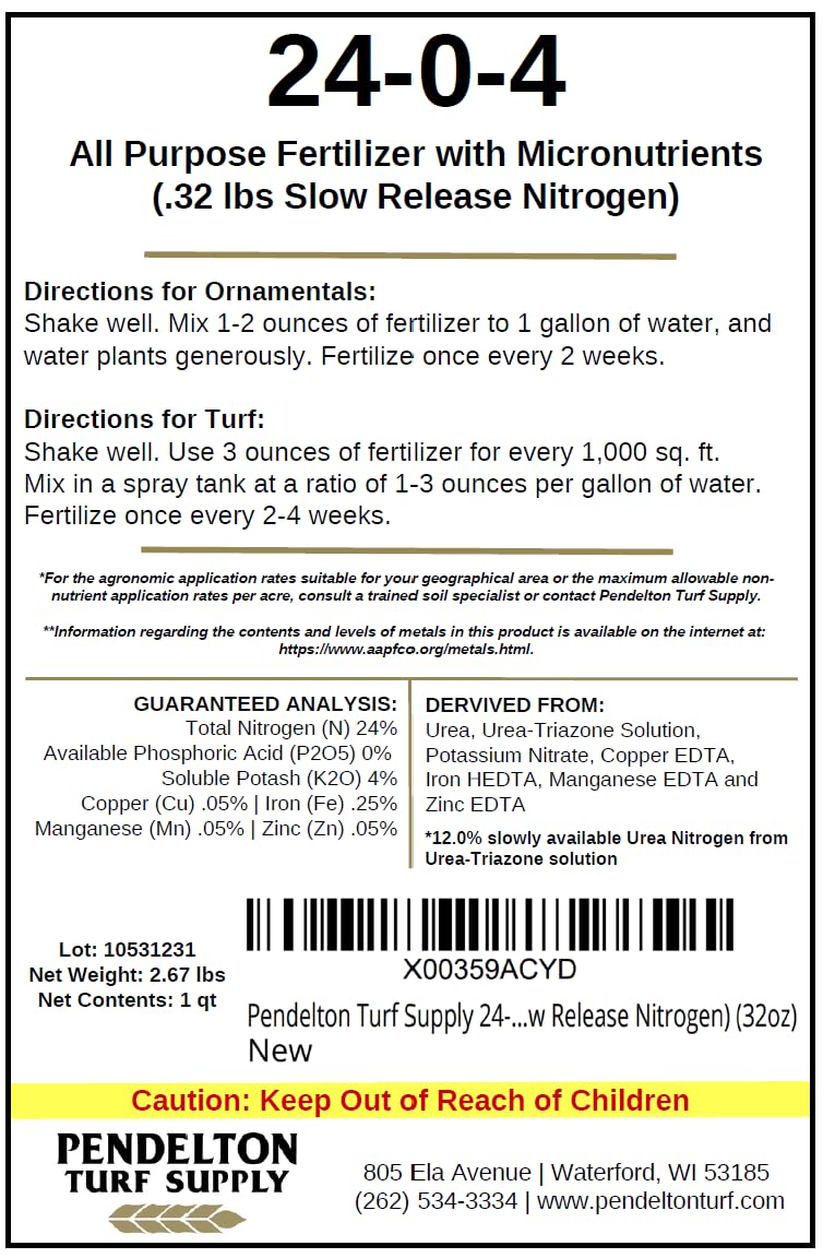 All Purpose Liquid Fertilizer with Micronutrients 32oz I686040