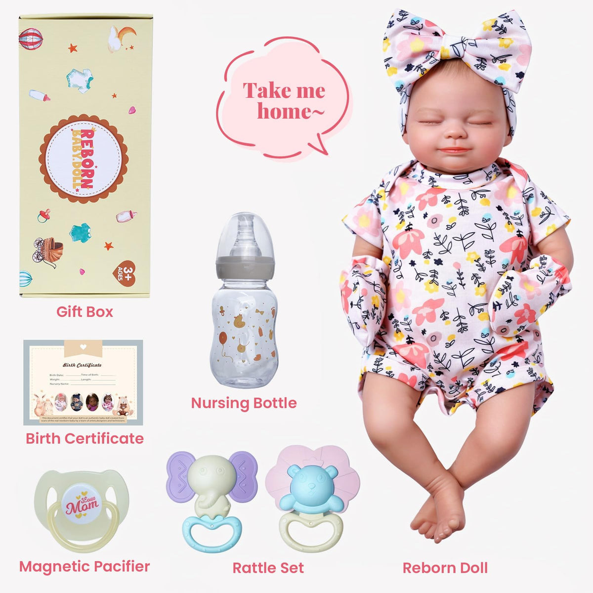 Lifelike Reborn Baby Dolls 17inch X1832
