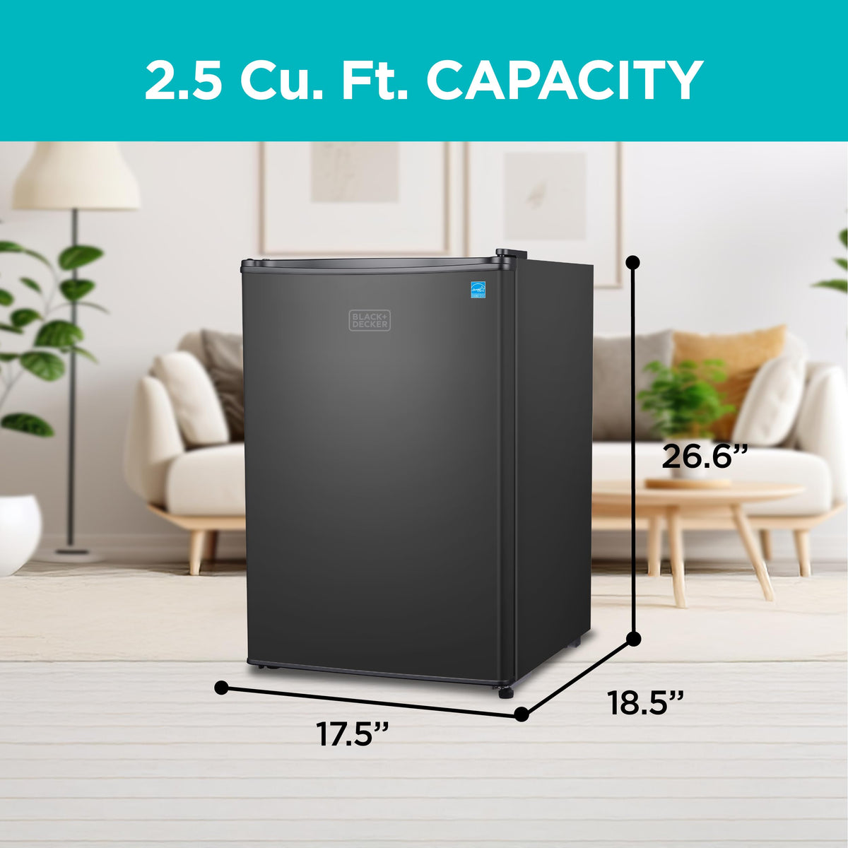 2.5 Cu. Ft. Compact Refrigerator B947926