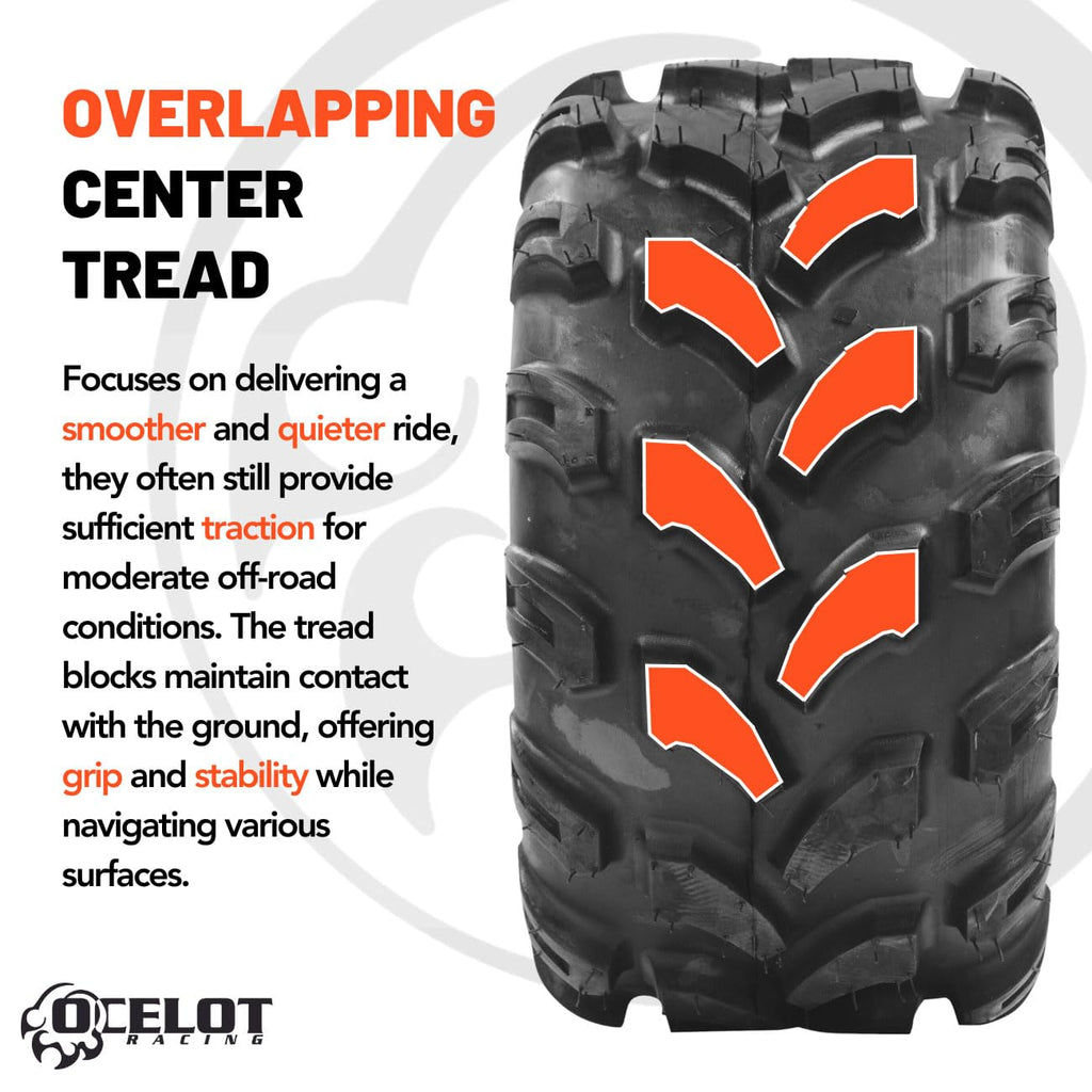 19x7-8 4-Ply Tubeless ATV/UTV Tires E410648