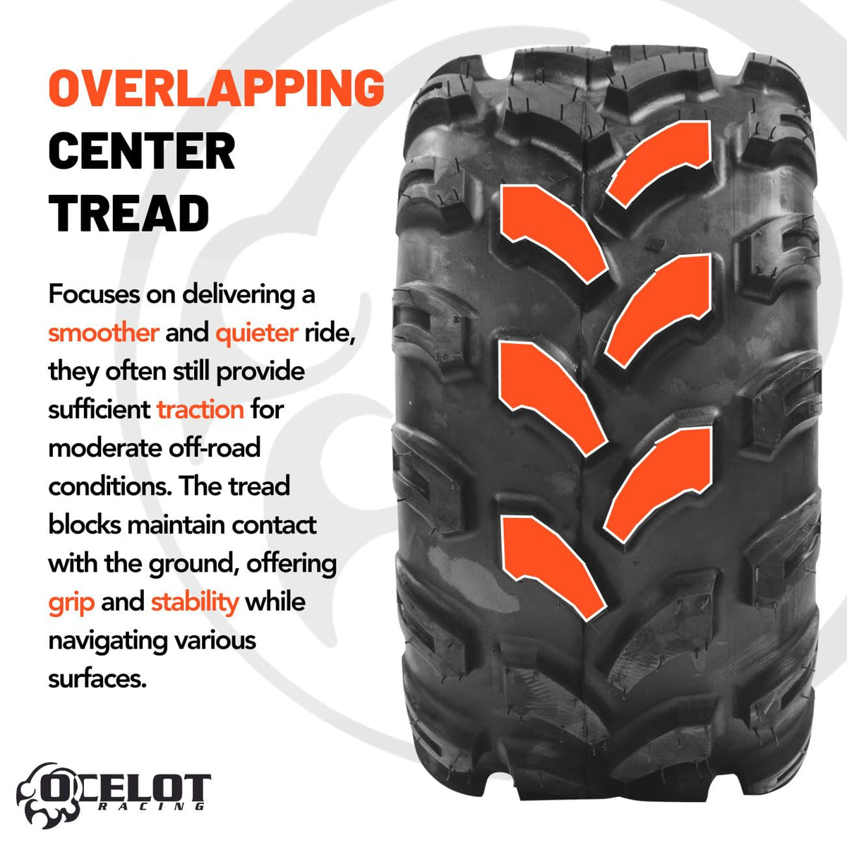19x7-8 4-Ply Tubeless ATV/UTV Tires E410648