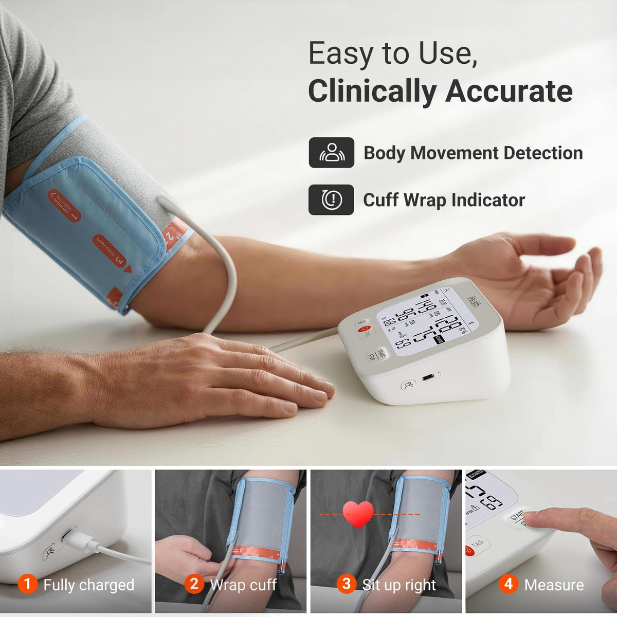 Rechargeable Blood Pressure Monitor F97067