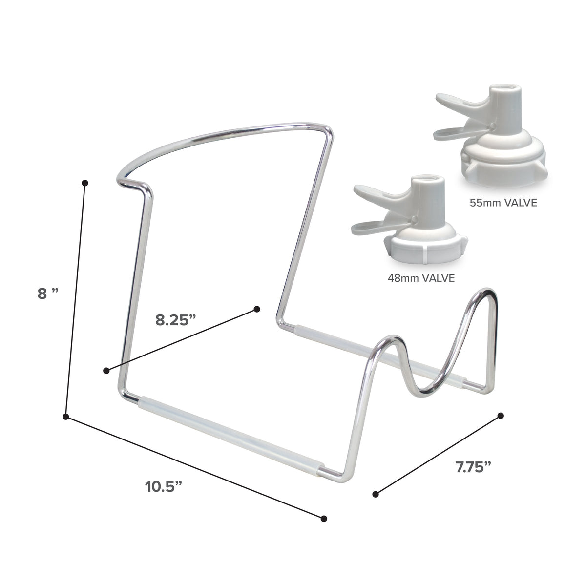 3-5 Gallon Water Jug Stand and 2 Dispenser Valves E2945