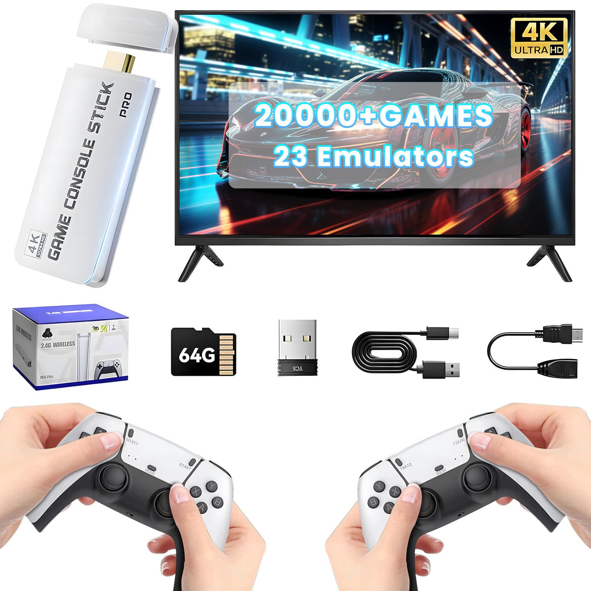 4K HDMI Retro Gaming Console B668950