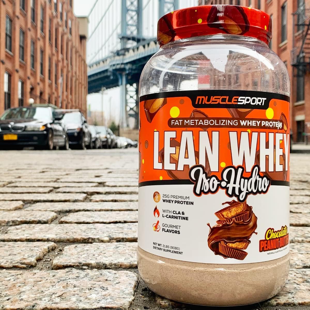 Whey Protein Isolate Powder 5lb Chocolate Peanut Butter V863