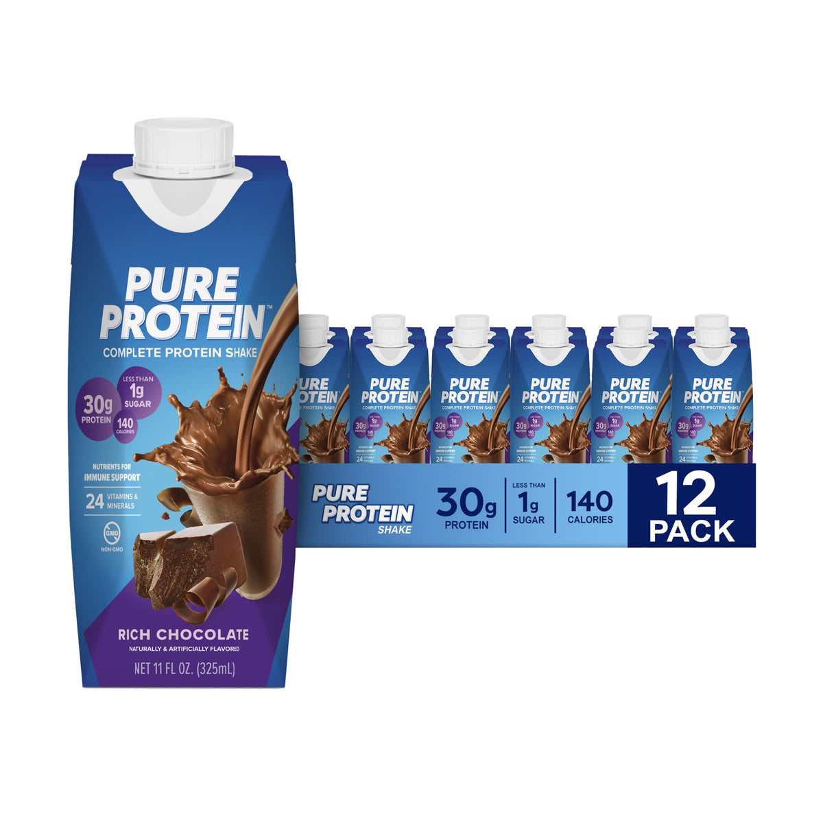 Chocolate Protein Shake & Bars, 12 Count Q515