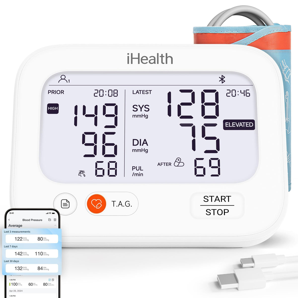 Rechargeable Blood Pressure Monitor F97067