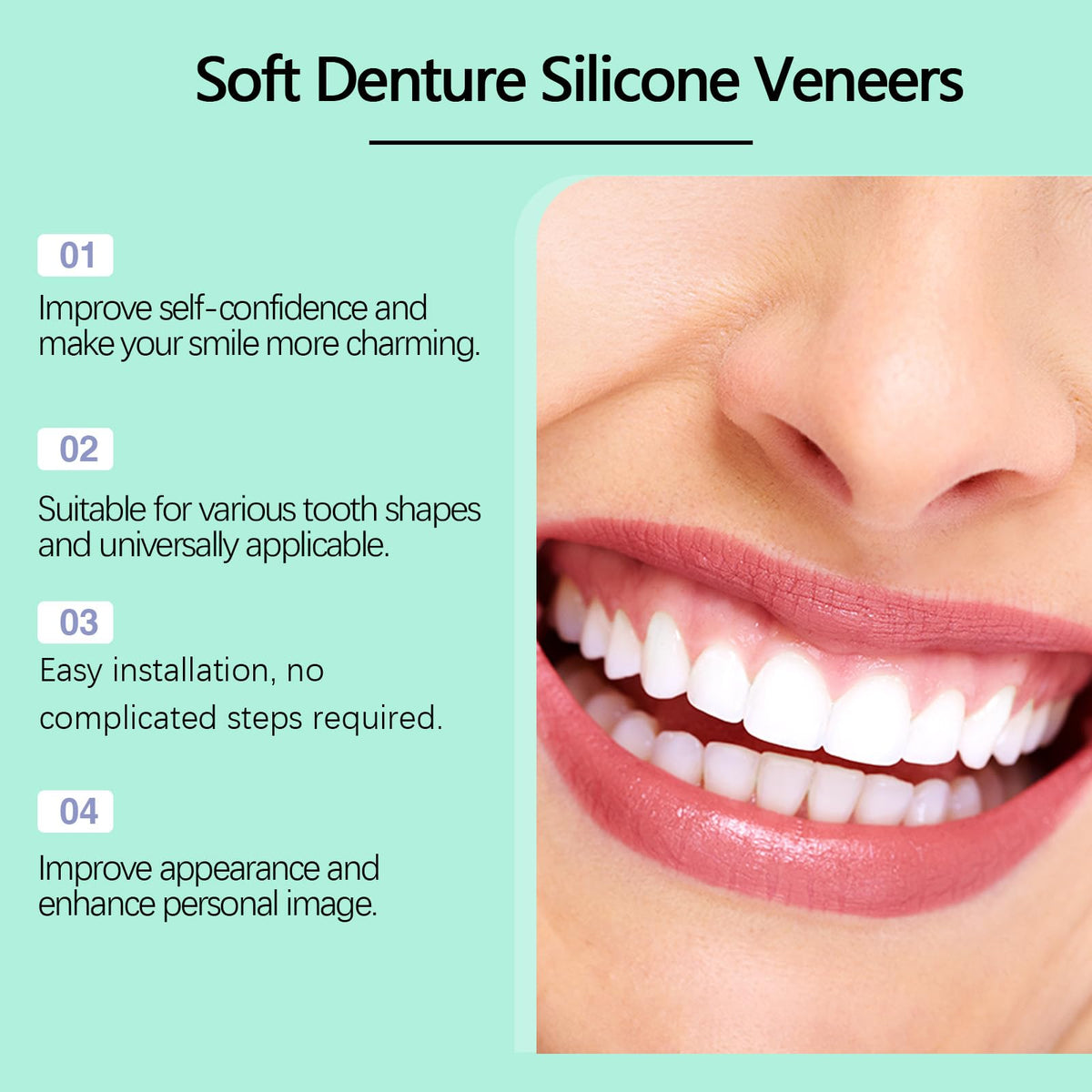 Silicone Veneers Upper & Lower Set X519184