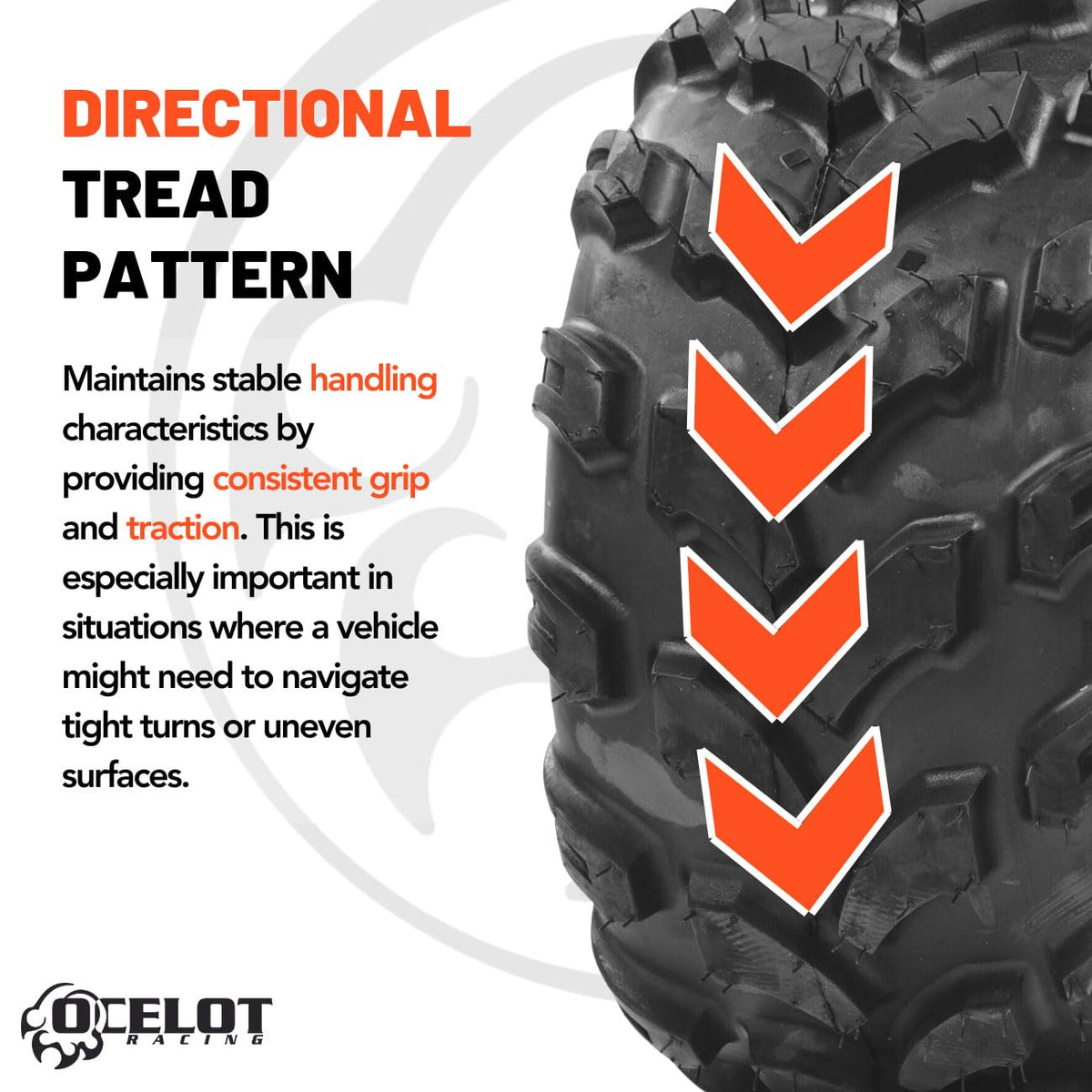 19x7-8 4-Ply Tubeless ATV/UTV Tires E410648