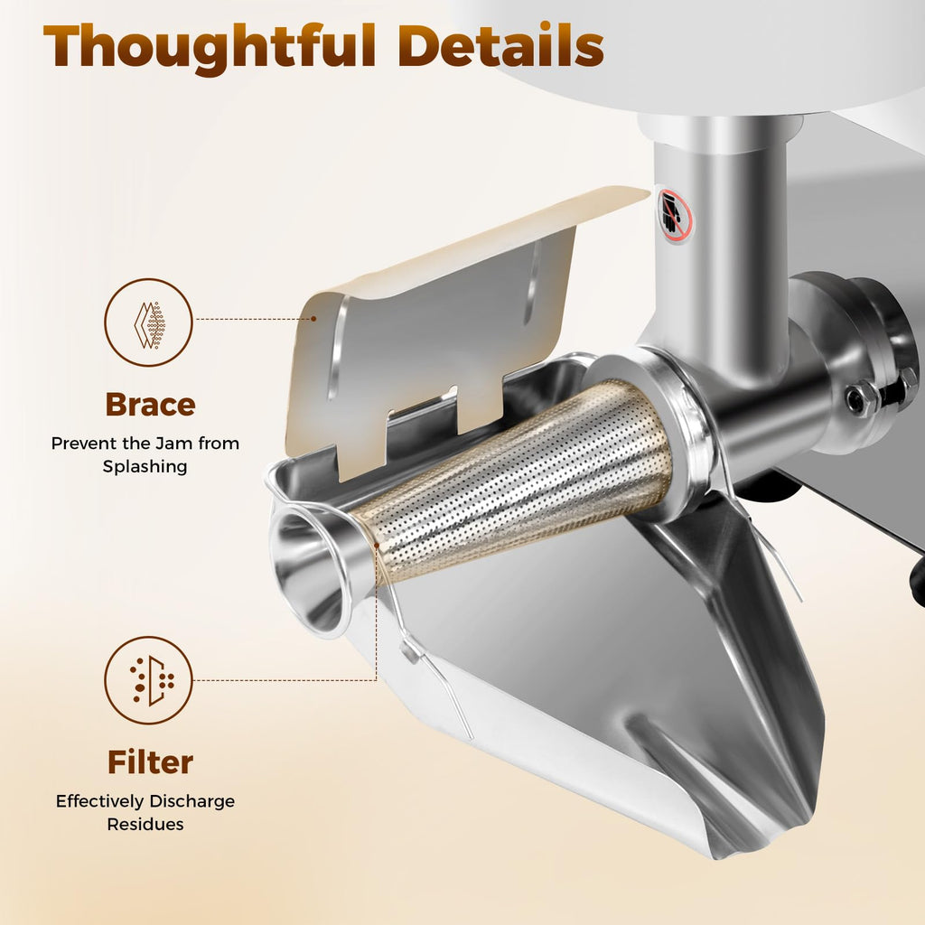 110v 450w Stainless Steel Electric Tomato Strainer T936417