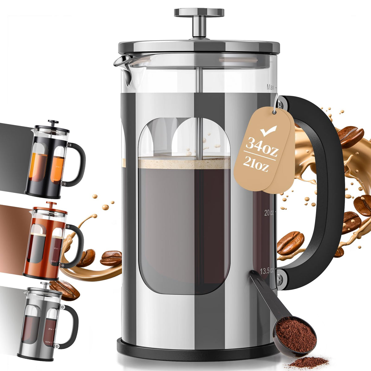 34oz French Press Coffee Maker G369