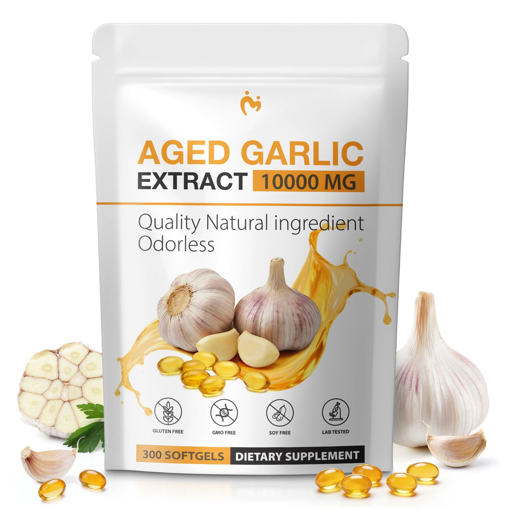 Odorless Garlic Supplements 300 Softgels M6941