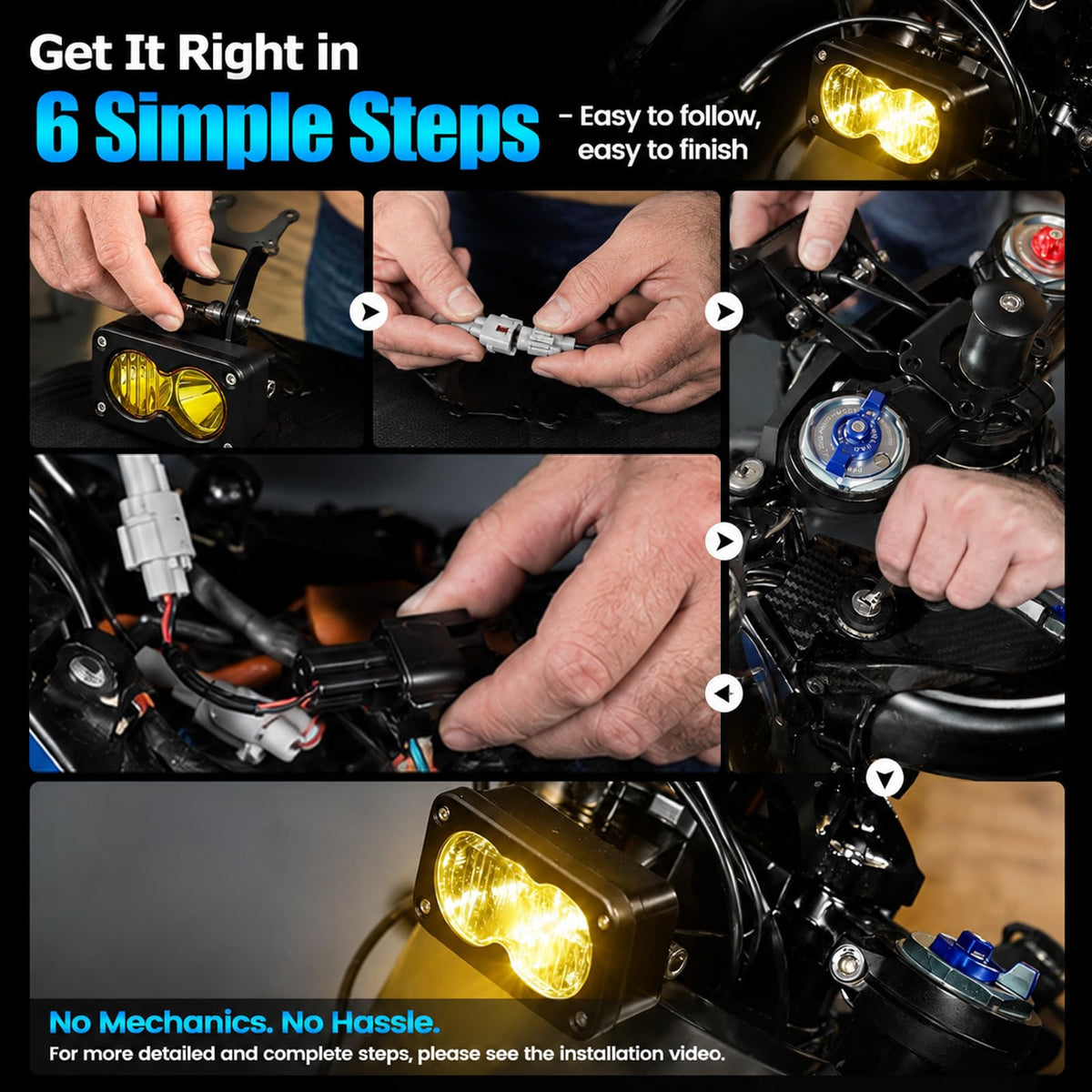 3" LED Headlight Kit N530108