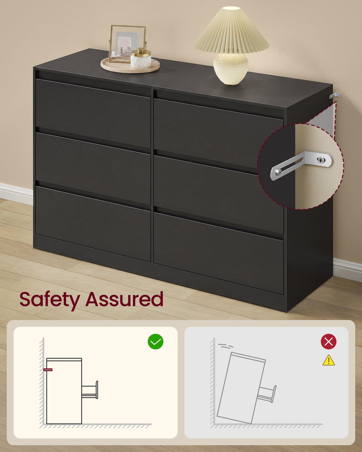 6 Drawer Dresser F71273
