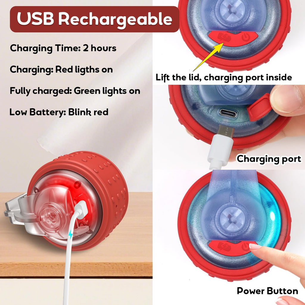 Interactive Rolling Dog Toys with Rope W319136