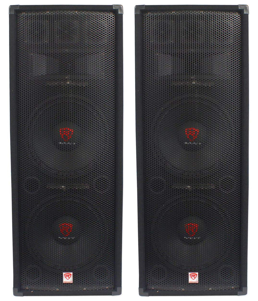 Dual 12" 3-Way 8-Ohm Passive PA Speaker, 2-Pack I560097