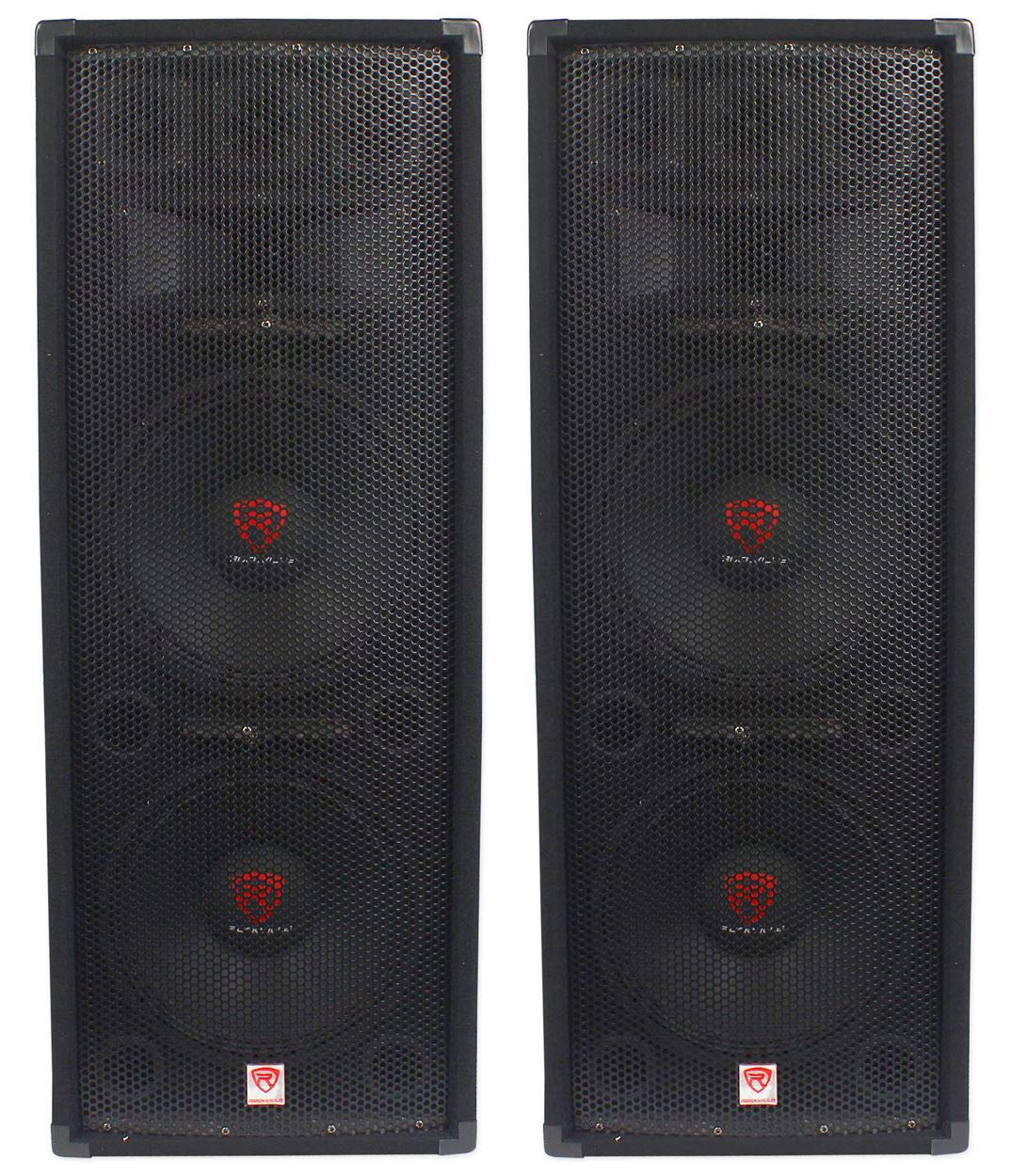 Dual 12" 3-Way 8-Ohm Passive PA Speaker, 2-Pack I560097