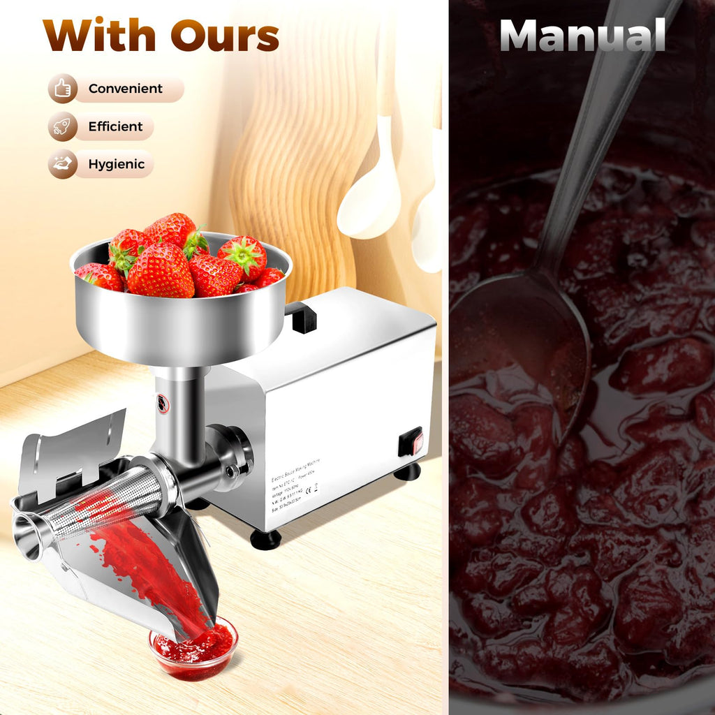 110v 450w Stainless Steel Electric Tomato Strainer T936417