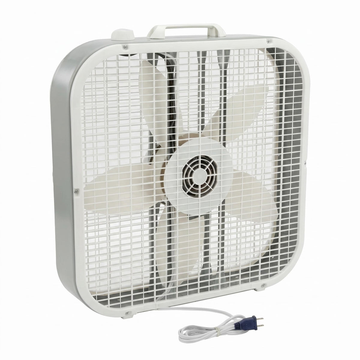 20 Inch 3 Speed White Box Fan A64458