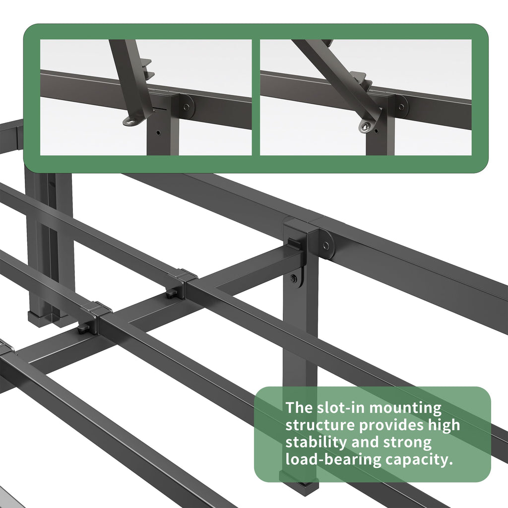 18 Inch Queen Size Metal Platform Bed Frame P232
