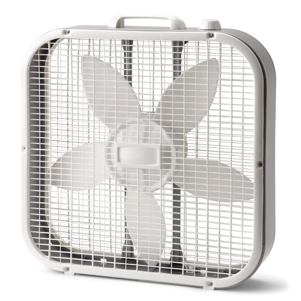 20 Inch 3 Speed White Box Fan A64458