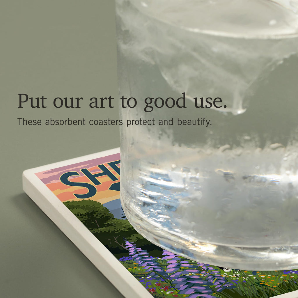 Ceramic Coasters Set of 4 L29209