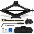 2 Ton Scissor Jack with 2 Rubber Pads P3644