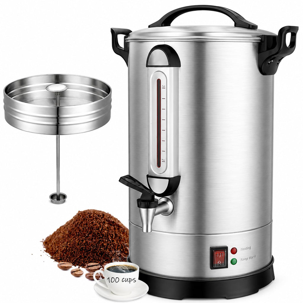 100 Cup Stainless Steel Commercial Coffee Urn N97100