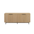 69 Inch Coastal Oak Sideboard Buffet S5957