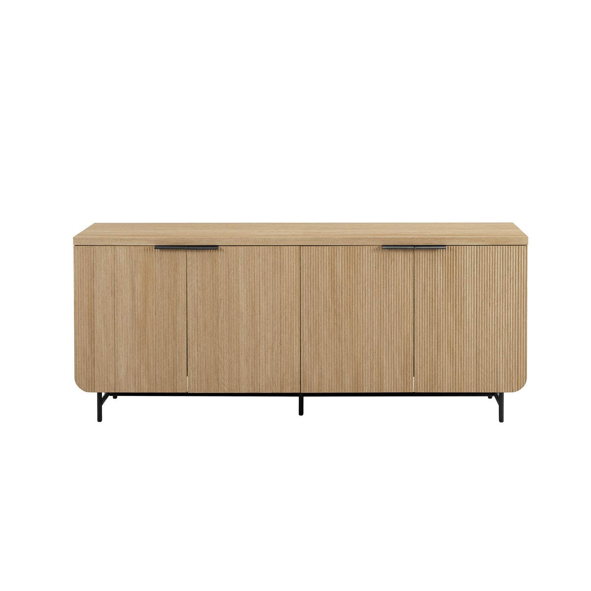 69 Inch Coastal Oak Sideboard Buffet S5957